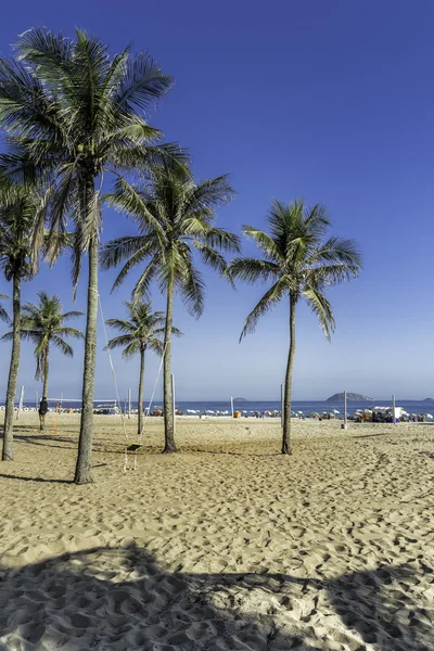 在巴西里约热内卢科帕卡巴纳海滩 — 图库照片