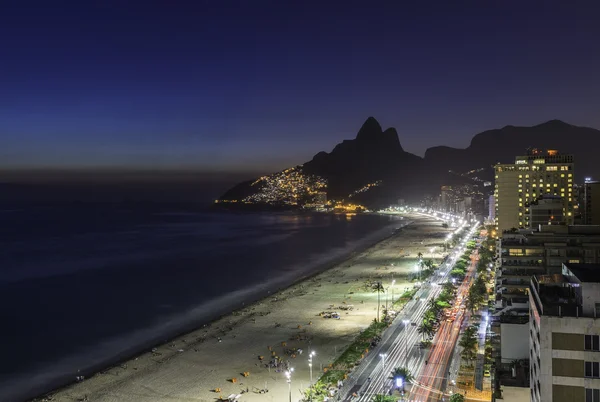 Praia de Ipanema no Rio de Janeiro, Brasil — Fotografia de Stock