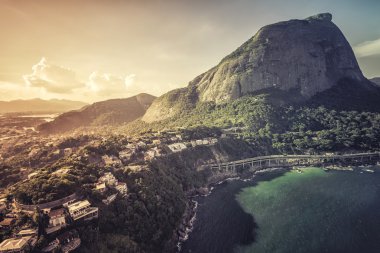 Rio de Janeiro's Pedra da Gavea Mountain clipart