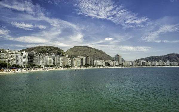 Playa de Copacabana en Río de Janeiro — Foto de Stock