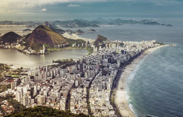 Luchtfoto van Rio de Janeiro, Brazilië — Stockfoto