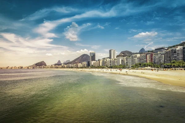 Playa de Copacabana en Río de Janeiro —  Fotos de Stock