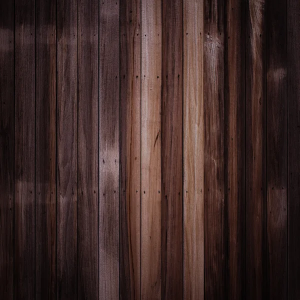 Cerca de madeira marrom escuro — Fotografia de Stock