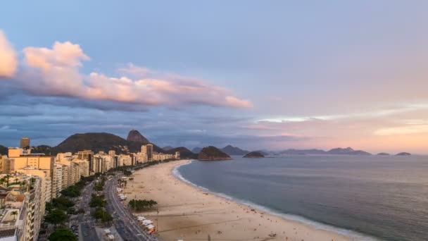 Rio de Janeiro a Copacabana beach — Stock videók