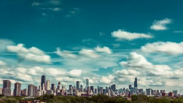 Chicago panoramę miasta — Wideo stockowe