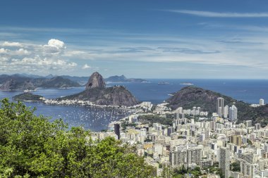 Rio de Janeiro manzarası görünümü