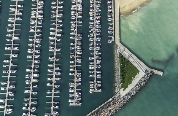 Boote in Marina Pier — Stockfoto