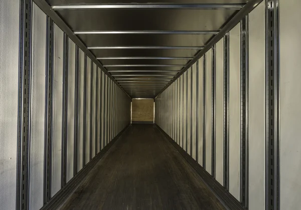 Empty truck trailer — Stock Photo, Image