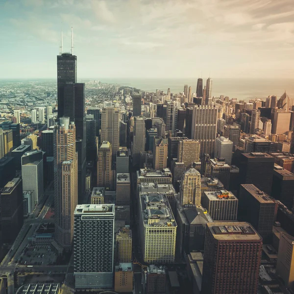 Chicago finansiella distriktet — Stockfoto