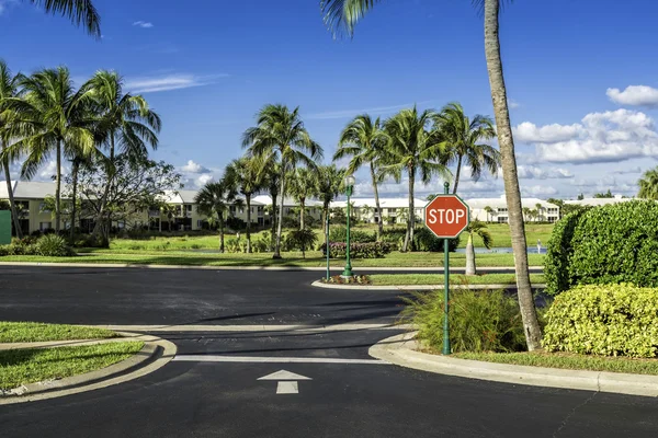 Gated community condominiums — Stock Photo, Image