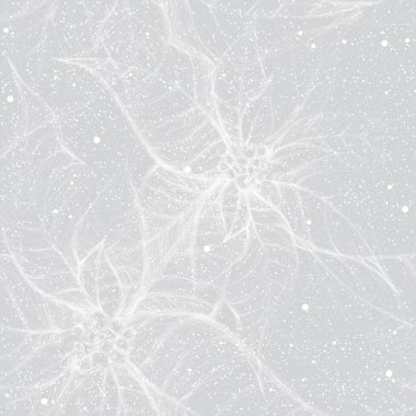 Frost'un üzerinde Noel çiçek gibi pencere