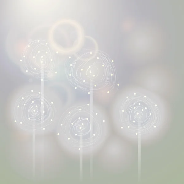 Fleurs de fées DANDELION — Image vectorielle