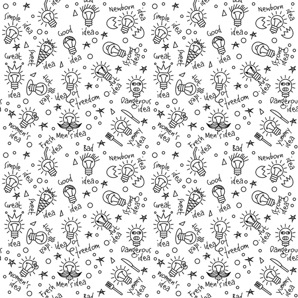 Doodles creative ideas — Stock Vector