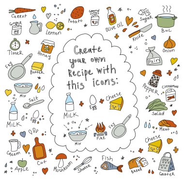 Food for recipes clipart