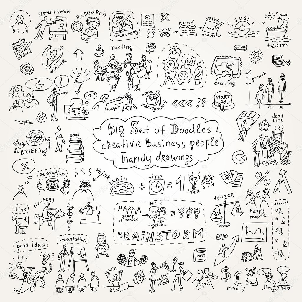 Business people icons