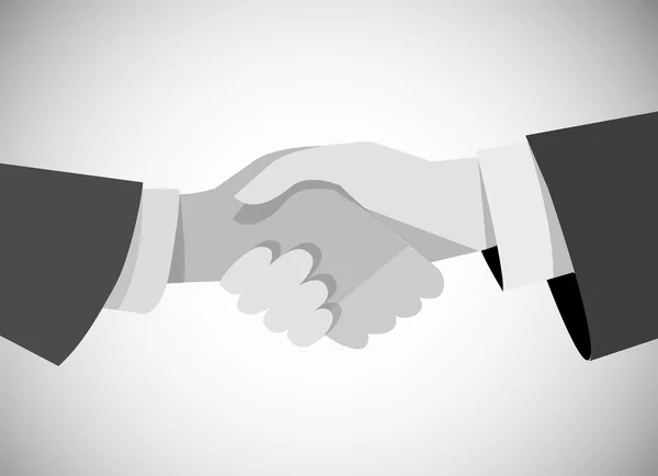 Handshake obchodní muž ruce — Stockový vektor