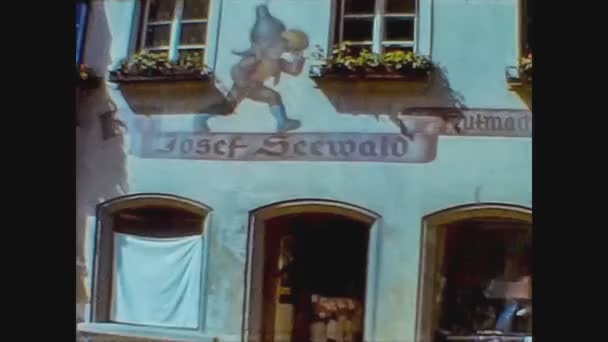 Austria 1966, Innsbruck widok ulicy 10 — Wideo stockowe