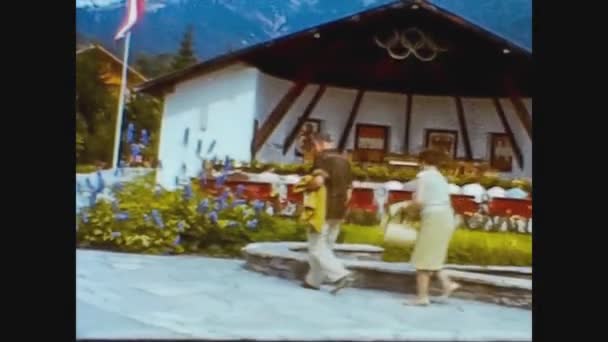 Austria 1966, widok na ulicę Innsbruck 2 — Wideo stockowe