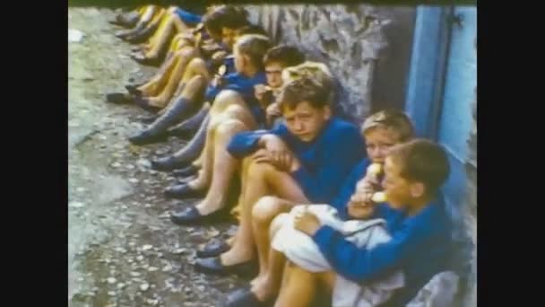 Egyesült Királyság 1965, cserkészkemping a 60-as években 14 — Stock videók