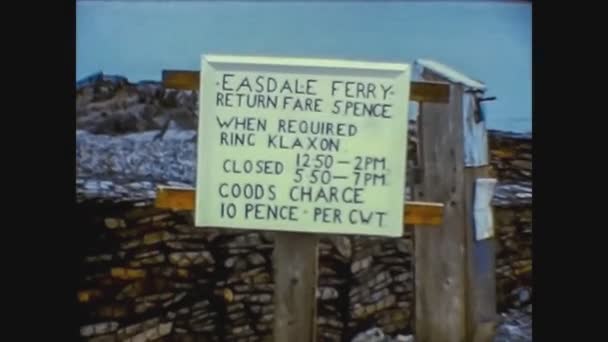 Easdale 1971, Visión de Easdale — Vídeos de Stock