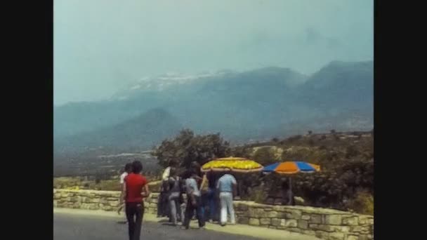 希腊1982年，在希腊旅行的人 — 图库视频影像