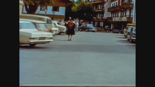 Austria 1966, Innsbruck street view 6 — Stock Video