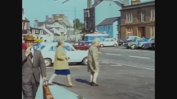 Inveraray 1965, Uitzicht op de stad Inveraray in Schotland 11 — Stockvideo