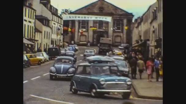 Vereinigtes Königreich 1968, Blick auf Londoner Vororte — Stockvideo