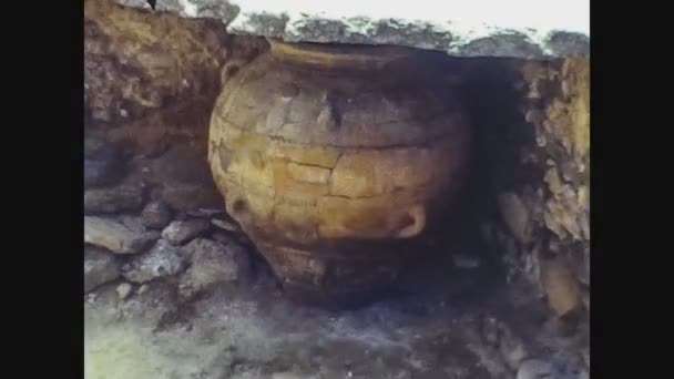 Greece 1982, Phaestos archeological site 3 — стокове відео