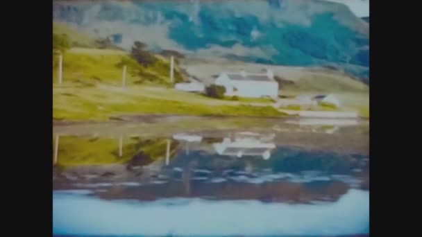 Brennero 1966, Krajobraz jeziora Brenner — Wideo stockowe