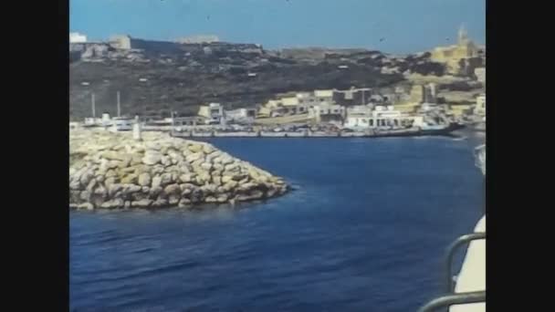 Malta 1981, La Valletta ciudad skyline en Malta 4 — Vídeos de Stock