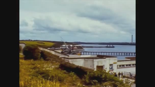 イギリス1967年ウェールズの海岸風景3 — ストック動画