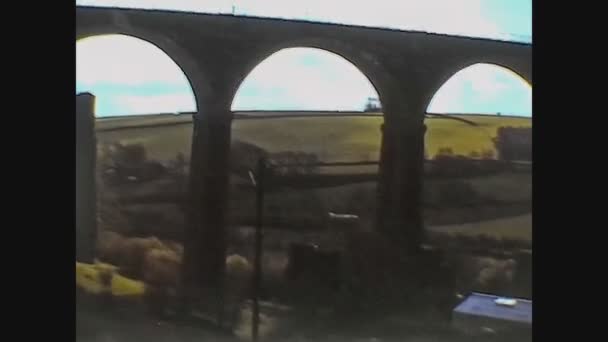 United Kingdom 1969, Old bridge detail — Stock Video