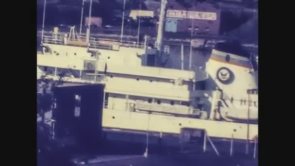 Regno Unito 1978, Nave sul porto 3 — Video Stock