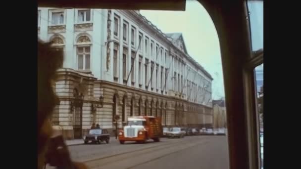 Birleşik Krallık 1969, Londra sokak manzarası 60 'lar 2 — Stok video