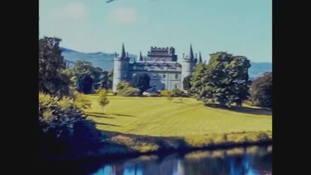 Inveraray 1965, Tündérvár Inveraray Skóciában — Stock videók