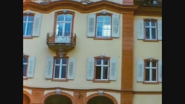 Innsbruck 1966, House in austria — Stock Video