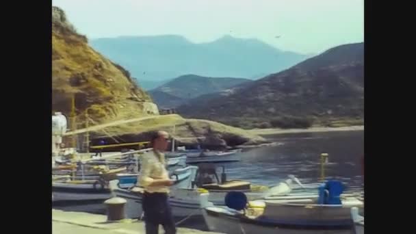 Grèce 1982, Petit port en Grèce — Video