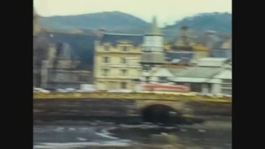 Inveraray 1965, İskoçya 'da Inveraray şehir manzarası