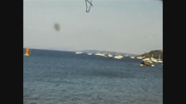 Великобритания 1965, панорама английского озера 2 — стоковое видео