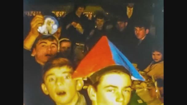 Regno Unito 1966, Cena di Natale in famiglia negli anni 60 9 — Video Stock