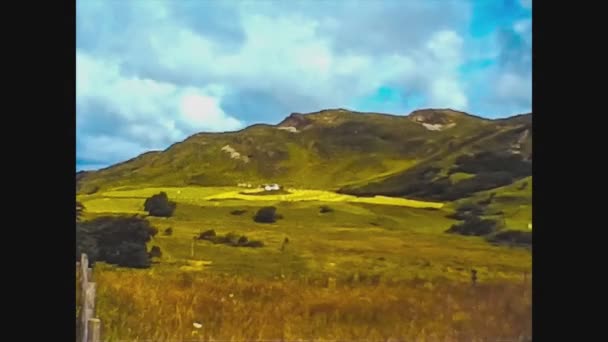 Clachan 1969, Clachan landschap 2 — Stockvideo