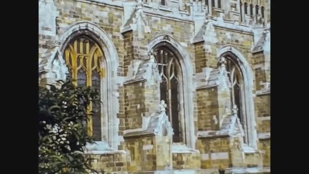 Verenigd Koninkrijk 1970, Ripon Cathedral in Yorkshire, Verenigd Koninkrijk 3 — Stockvideo