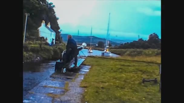 Easdale 1971, Glimpse of Easdale — Stock video
