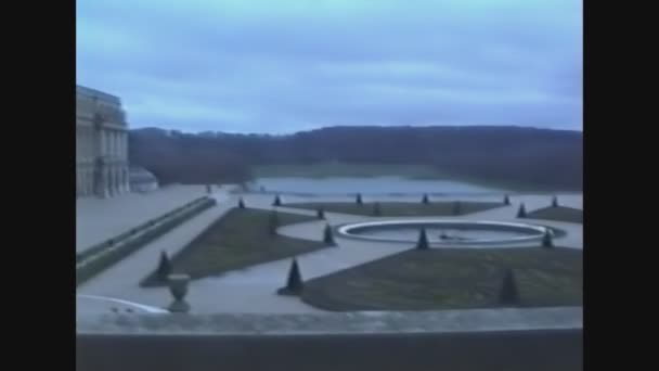 Francia 1988, Palazzo di Versailles — Video Stock