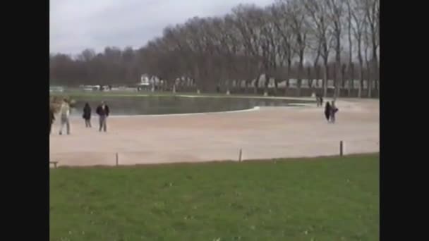 Frankrike 1988, Versailles slott 8 – stockvideo