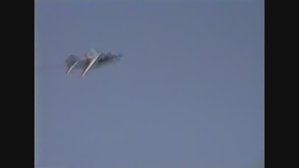 Italia 1988, Aerobatic air show 8 — Video Stock