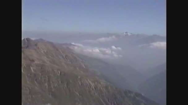 Włochy 1988, panorama górska Stelvio 13 — Wideo stockowe