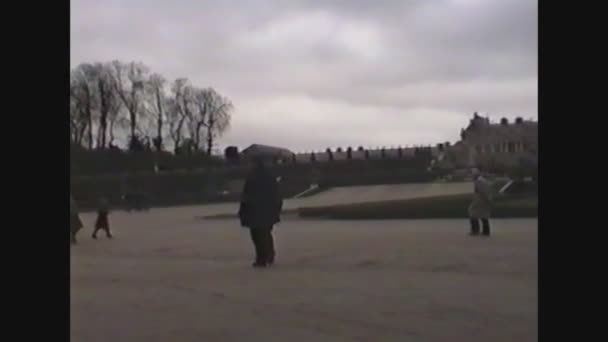 Francie 1988, Versailleský palác 5 — Stock video