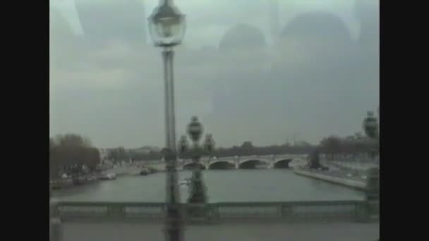 Francia 1988, Viaggiare a Parigi 18 — Video Stock